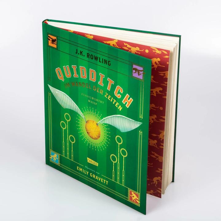 Produktbild Quidditch im Wandel der Zeiten (farbig illustrierte Schmuckausgabe) (Deutsch, J.K. Rowling, Emily Gravett, 2020)