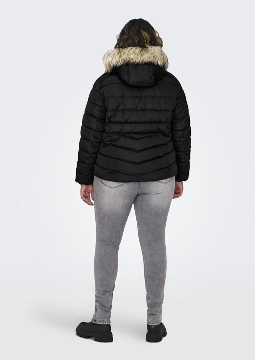 Produktbild Only Kapuze mit Kunstfell-Futter Jacke Steppjacke (L)