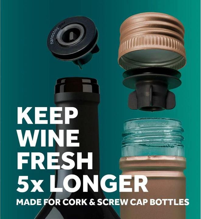 Immagine prodotto Airtender Pompa ad aria sottovuoto per alimenti e vino (Pompa per il vino)