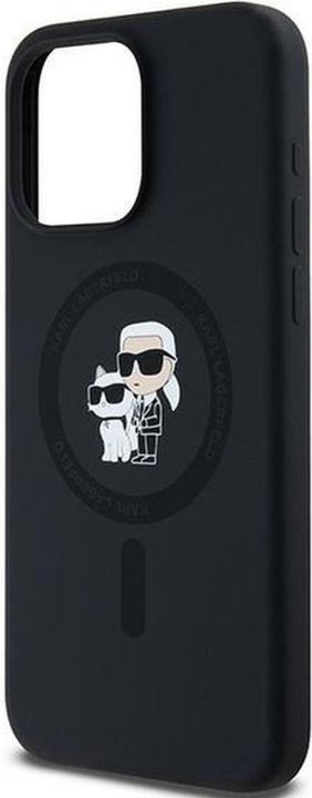 Image du produit Karl Lagerfeld KLHMP15XSCMKCRHK iPhone 15 Pro Max 6.7" czarny/black hardcase Silicone Karl & Choupet (Apple iPhone 15 Pro Max)
