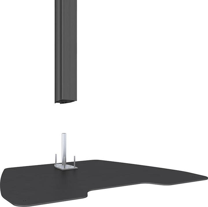Immagine prodotto Multibrackets Supporto per TV fino a 75", metallo/alluminio, nero (75", 50 kg)