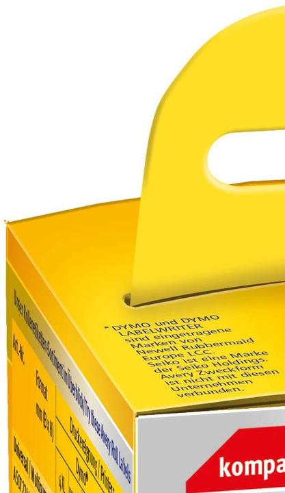 Actual product image Avery Roll labels