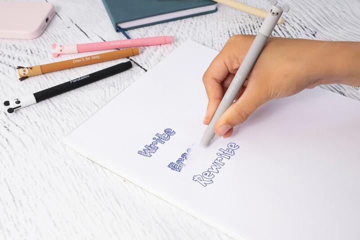 Productafbeelding EberhardFaber Gelpen Animal Erase It Sloth, 0,7 mm (Bruin, 1 x)