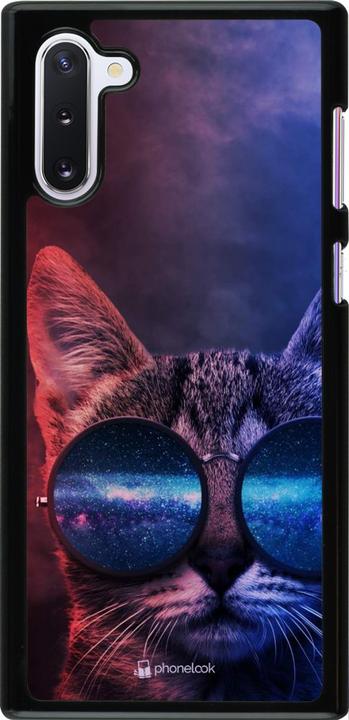 Produktbild PhoneLook Hülle Red Blue Cat Glasses (Samsung Galaxy Note 10)