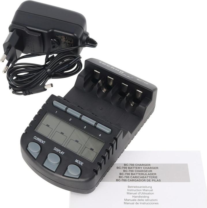 Actual product image AccuCell Panasonic Eneloop CASE with 2x AA batteries and 1 LCD charger (4 pcs., AA, 3000 mAh, Battery + charger)