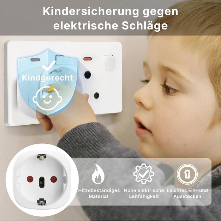 Produktbild Hermex Steckdosenadapter Schuko zu Schweiz