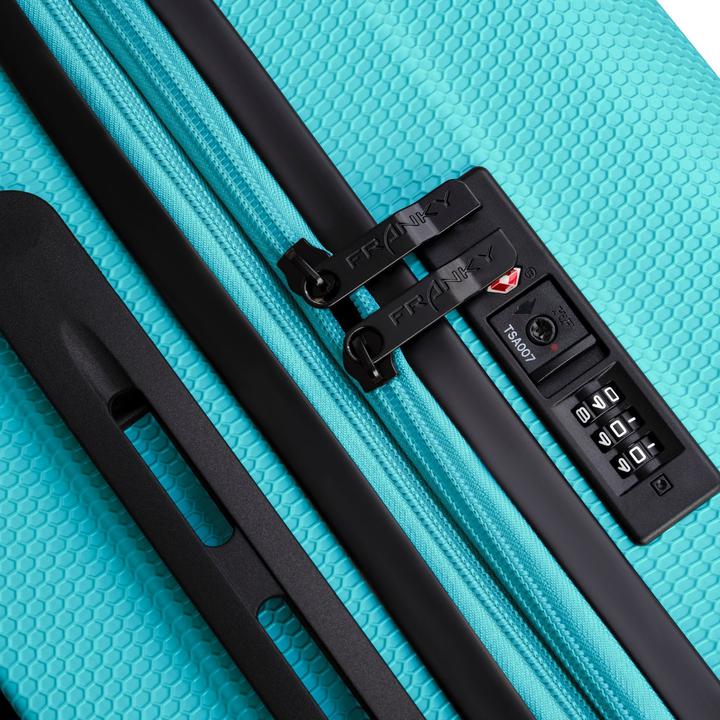 Actual product image Franky Munich 4.0 4-wheel suitcase set, 3-piece with stretch fold (199 l, XL (from 140l))