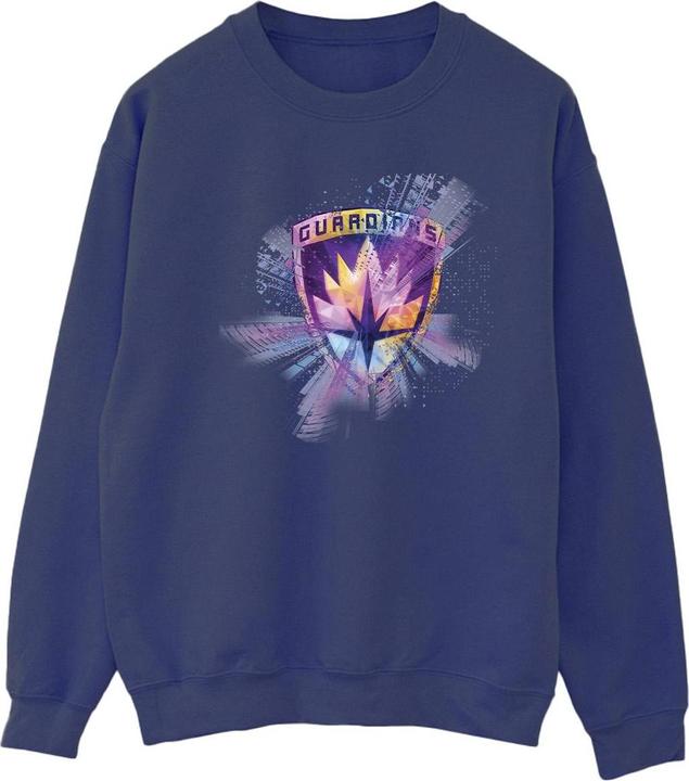 Actual product image Womens/Ladies Guardians Of The Galaxy Abstract Star Lord Sweatshirt (XXL)