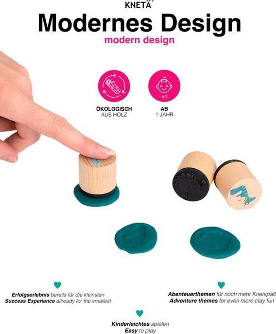 Produktbild Knetä Holzstempel Set Bauärnhof