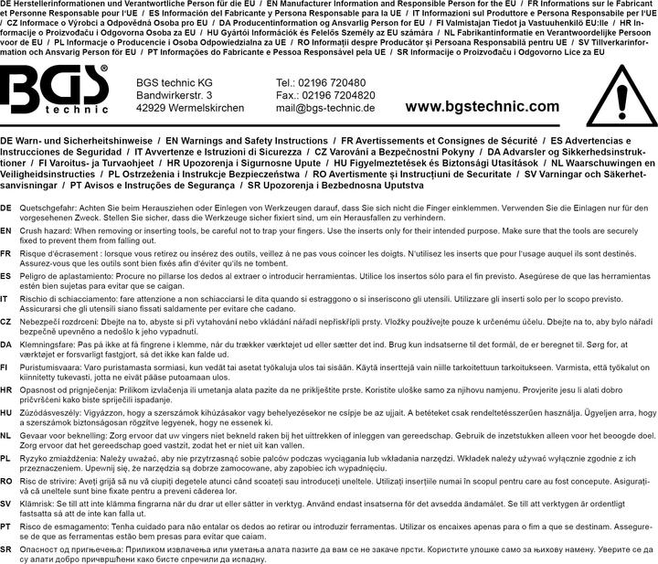Immagine prodotto BGS Modulo per carrelli portautensili 2/3 vuoto per 4053