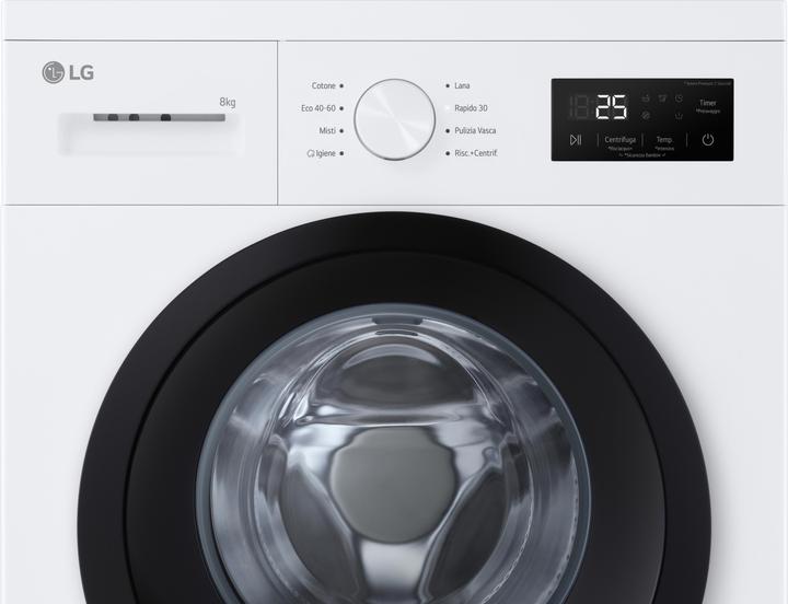 Immagine prodotto LG Waschmaschine Weiss, 1400 Umin, A ITModell (8 kg, A sinistra)