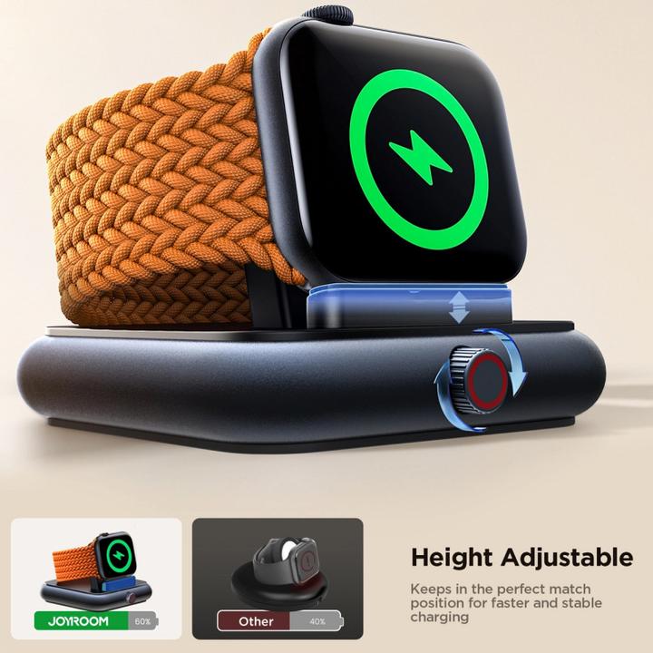Actual product image Joyroom JR-WQW03 wireless charger for Apple Watch smartwatches - black