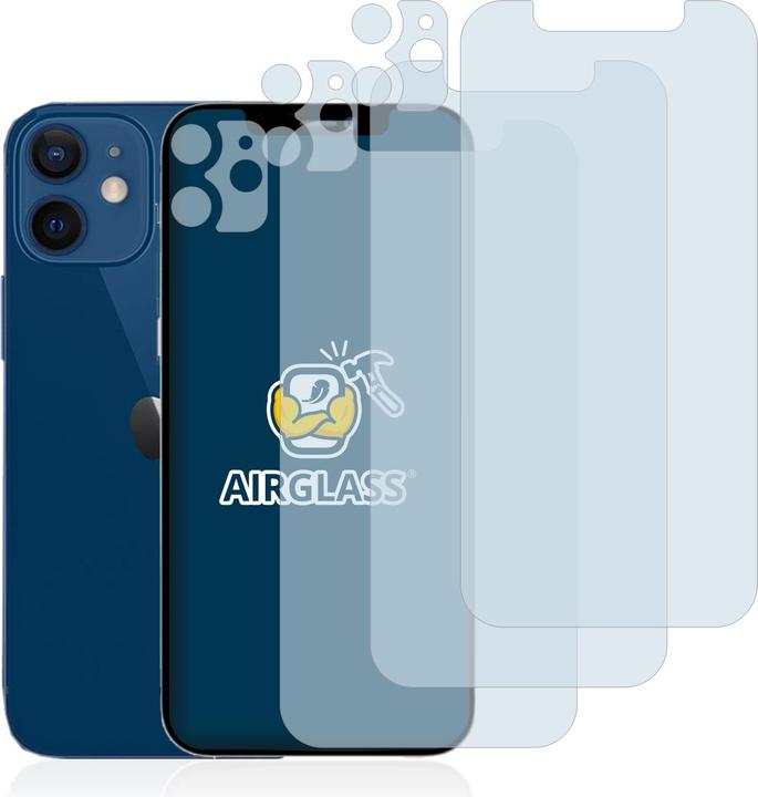Produktbild BROTECT AirGlass Panzerglasfolie (3 Stück, Apple iPhone 12)