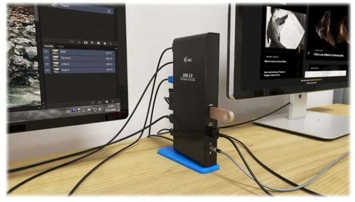 Image du produit i-tec Station d'accueil USB 3.0 double Full HD (USB-B, 2 Ports)