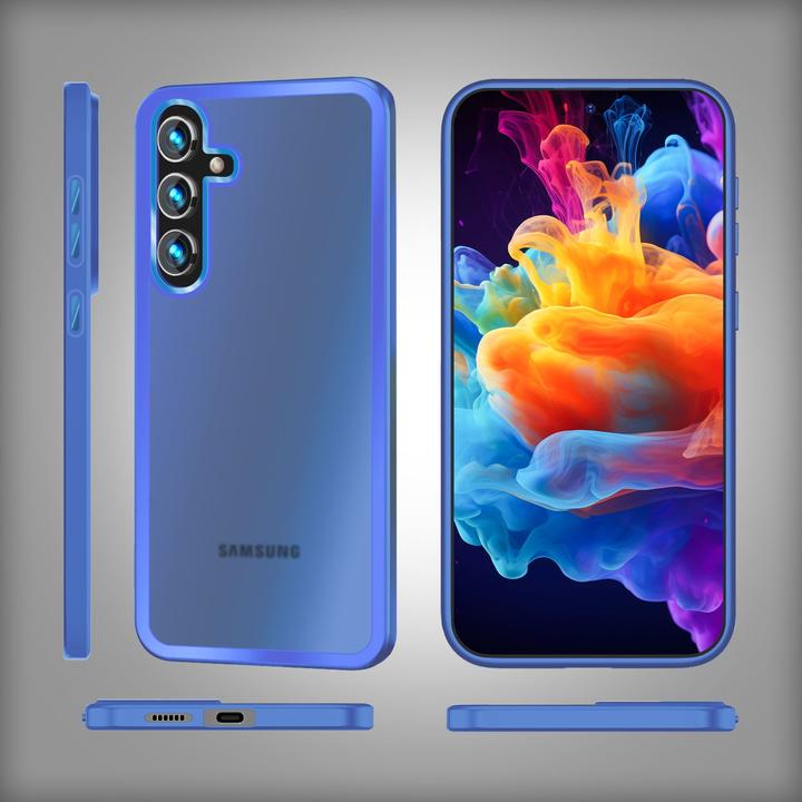 Produktbild Nalia Semi-Transparente Hybrid Hülle mit Schutzrahmen (Samsung Galaxy S24)