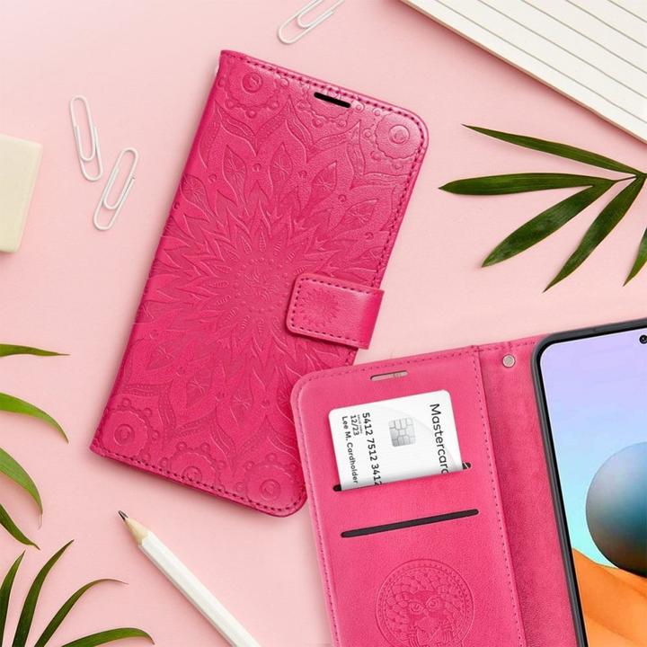 Immagine prodotto OEM Back panel cover MEZZO Book case for IPHONE 16 Plus mandala magenta (Apple iPhone 16 Plus)