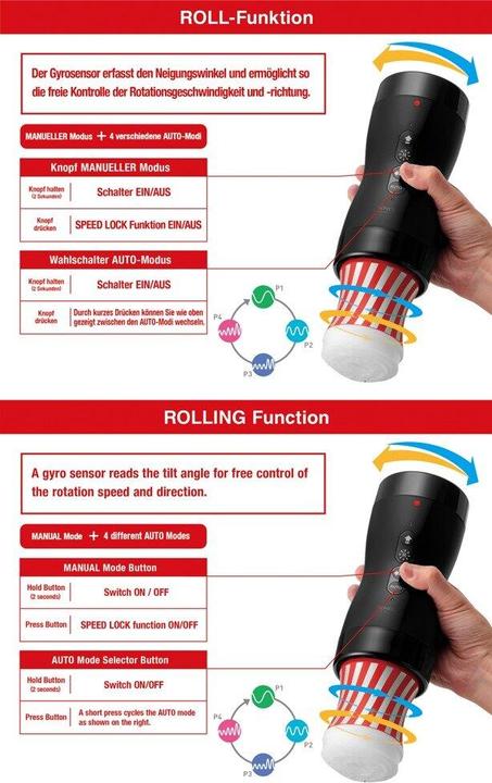 Produktbild Tenga Vacuum Gyro Roller