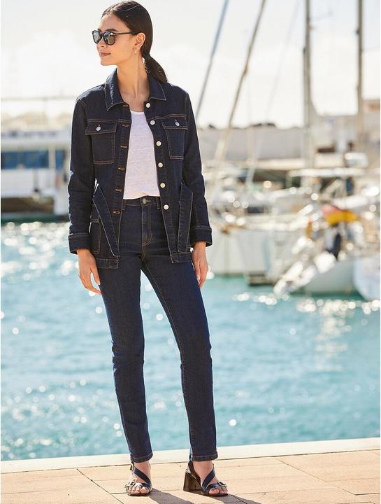 Produktbild Anne Weyburn Jeansjacke mit gerader Schnittform (38)