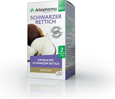 Produktbild Arkopharma Arkocaps Bio schwarzer Rettich Kapseln (40 Stück, Kapseln, 40 g)