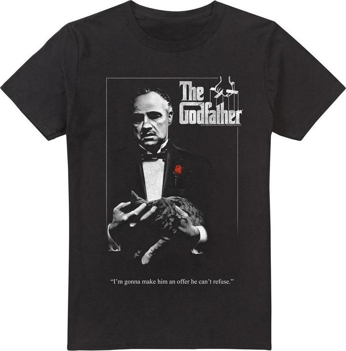 Actual product image The Godfather Mens Poster T-Shirt (XL)
