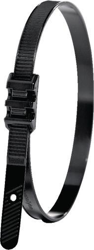 Actual product image HellermannTyton Cable tie. black Robusto 942 9x260mm (Plastic cable ties, 260 mm, 100 pcs.)