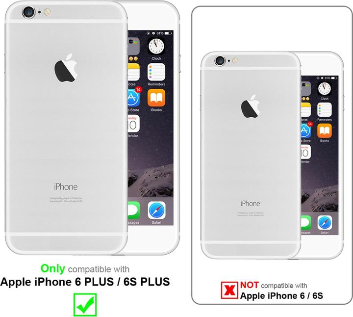 Immagine prodotto Cadorabo Copertura metallica opaca in TPU (Apple iPhone 6 Plus)