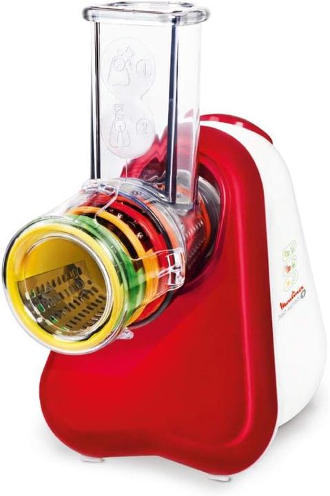 Produktbild Moulinex DJ756G Fresh Express Plus - Elektrischer Gemüseschneider mit 5 Einsätzen (200 W)