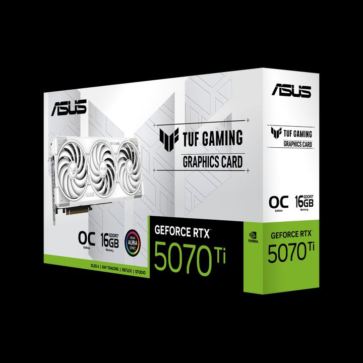 Produktbild ASUS TUF-RTX5070TI-O16G-WHITE 16GB GDDR7 HDMI DP (16 GB)