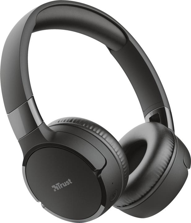 Produktbild Trust Zena Kopfhörer Kopfband 3,5-mm-Anschluss Mikro-USB Bluetooth Schwarz (ANC, 75 h, Kabelgebunden)