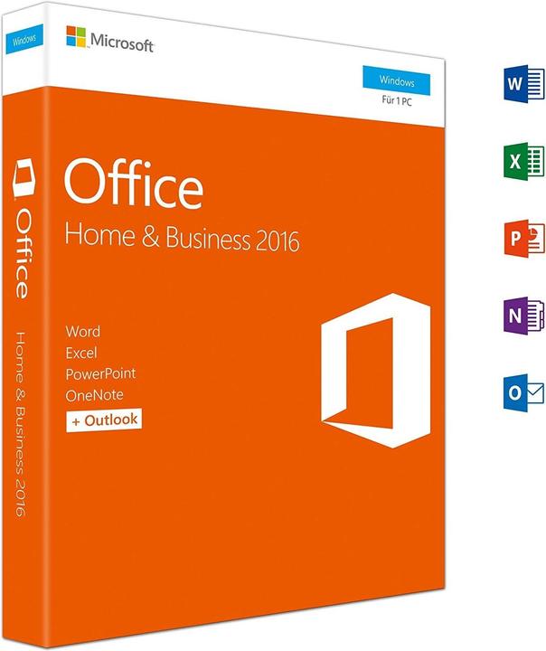 Microsoft Office Home & Business 2016 (1 User, 1 Geräte/User)