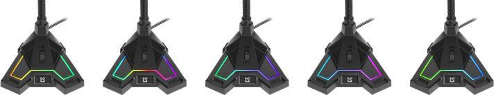 Actual product image Defender MICROPHONE 3.5 mm jack PITCH GMC 200 LED STREAMING