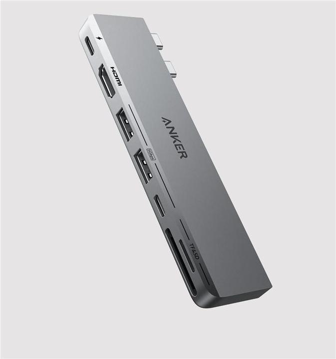 Actual product image Anker 547 USB-C Hub (7-in-2, for MacBook (USB-C, 7 Ports)