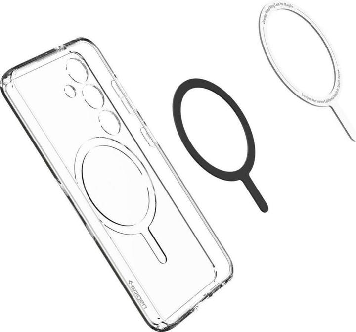Produktbild Spigen Crystal Hybrid Onetap Sam S24 S921 Ring Magsafe white ACS07223 (Samsung Galaxy S24)