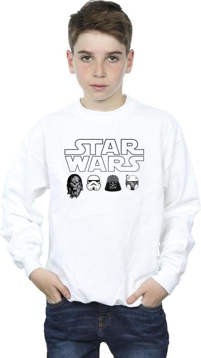 Image du produit Star Wars - Sweat CHARACTER HEADS - Garçon (152, 158)