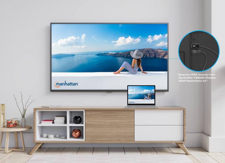 Produktbild Manhattan 1080p Wireless HDMI-Displayadapter mit HDMI-Sendemodul (30 m, HDMI 1.3c)