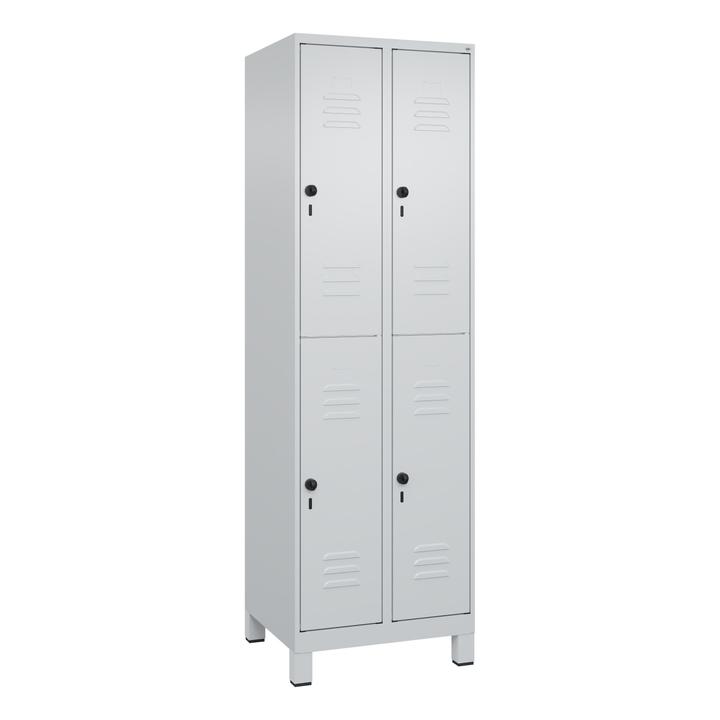 Image du produit C+P Vestiaire double Classic Plus, largeur de compartiment 30 cm, avec pieds