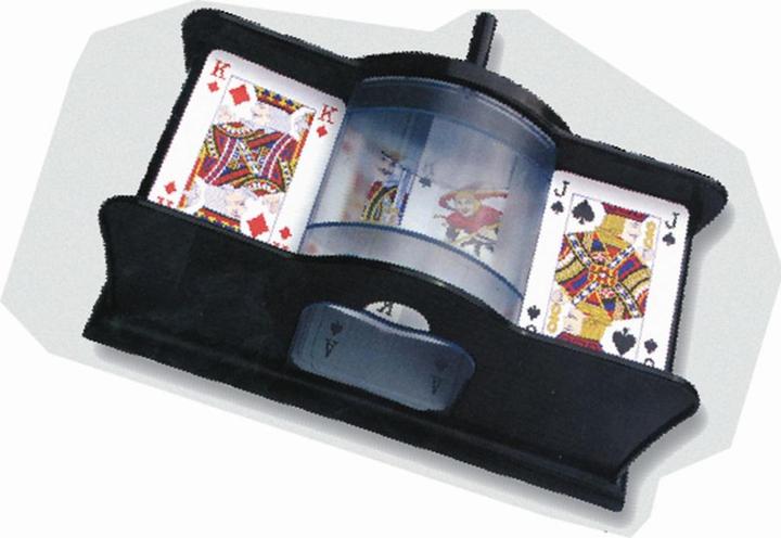 Piatnik Card shuffling machine with crank