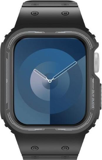 Produktbild Dux Ducis OA Armband Apple Watch 38mm/40mm/41mm - Schwarz (38 mm, 40 mm, 41 mm, Silikon, Apple Watch Series 2, Apple Watch Series 1, Apple Watch Series 3, Apple Watch Series 4, Apple Watch Series 5, Apple Watch Series 6, Apple Watch Series 7, Apple Watch Series 8, Apple Watch Series 9, Apple Watch SE)