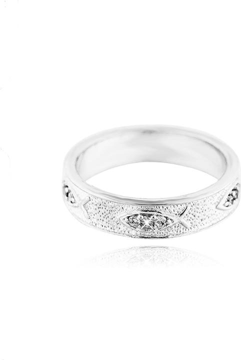 Image du produit Leyda Bague Poisson (56, Argent 925)