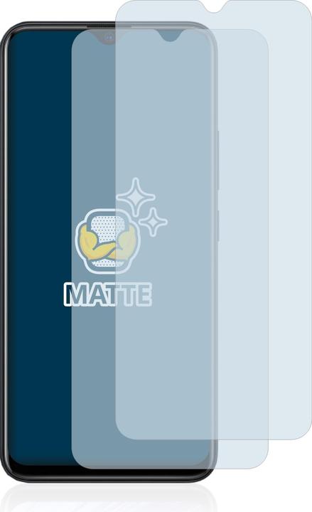Actual product image BROTECT Anti-glare screen protector matt (2 Piece, Xiaomi Redmi Note 8T)