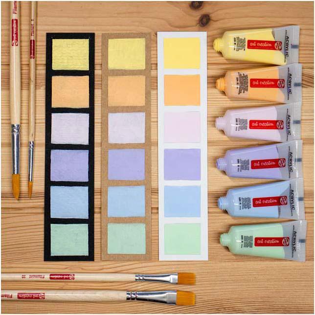 Produktbild Royal Talens Talens Art Creation Acrylfarben-Set Pastell, 6x12ml (multicolour, 72 ml)