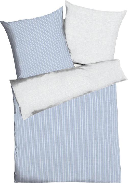 Traumschlaf Mako-Satin Bettwäsche Eternity Combo hellblau