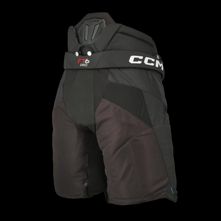 CCM Pantalon de hockey JetSpeed FT6 PRO SR (XL, bleu foncé) (XL)