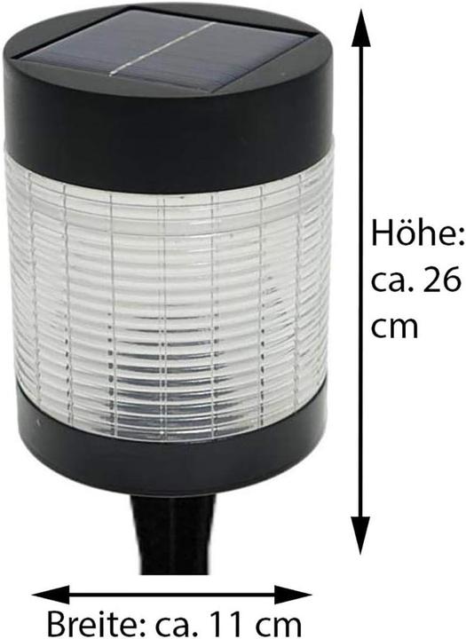 Produktbild Novaliv Gartenfackel Leuchtturm Feuerschale Metall mit Stiel Brennmittel Solarlampe LED