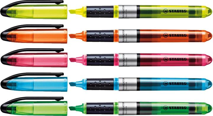 Image du produit STABILO Surligneur NAVIGATOR (Jaune, 1 mm, 1 x)
