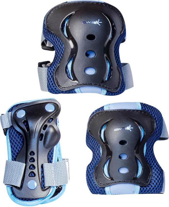 Actual product image Muuwmi protector set - size XS (3-8 years) (XS, Wrist protectors, Elbow protectors, Knee pad, Unique specimen)