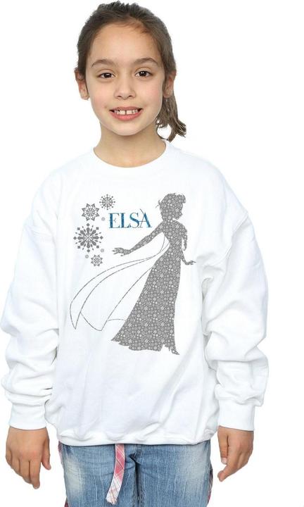 Image du produit Disney - Sweat FROZEN ELSA CHRISTMAS SILHOUETTE - Fille (128)