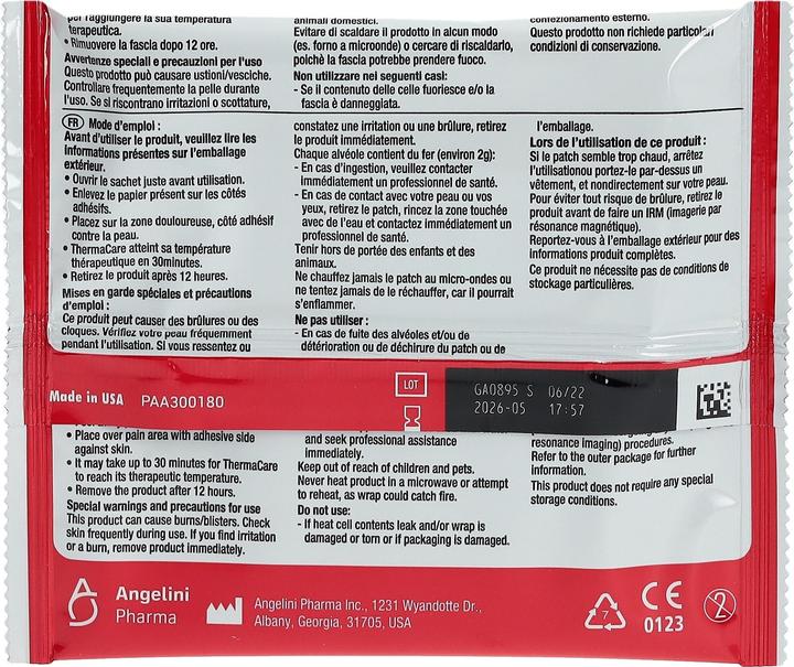 Image du produit Thermacare Coussin chauffant (6 x)