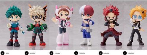 Actual product image YuMe My Hero Academia Anime Series Minifigures 9 cm Display (6)