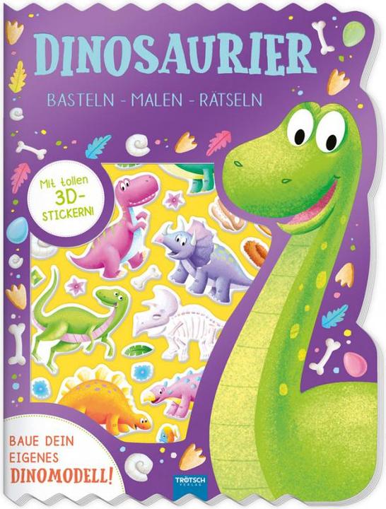 Immagine prodotto Libro di attività Libro da colorare Libro di lavoretti Dinosauri